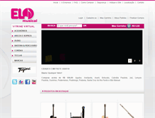 Tablet Screenshot of elomusical.com.br